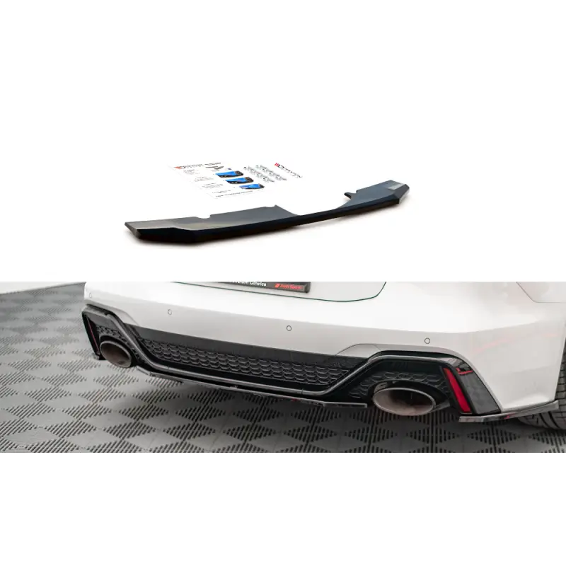 ARRIERE SPLITTER AUDI RS6 C8 - MAXTONDESIGN - FINITION NOIR BRILLANT Achat Immédiat