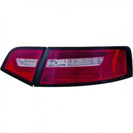 Commander Maintenant SET DE FEUX ARRIÈRES LOOK NEW A6 4G DYNAMIQUE POUR AUDI A6 4F (08-11) - BERLINE - ROUGE NOIR