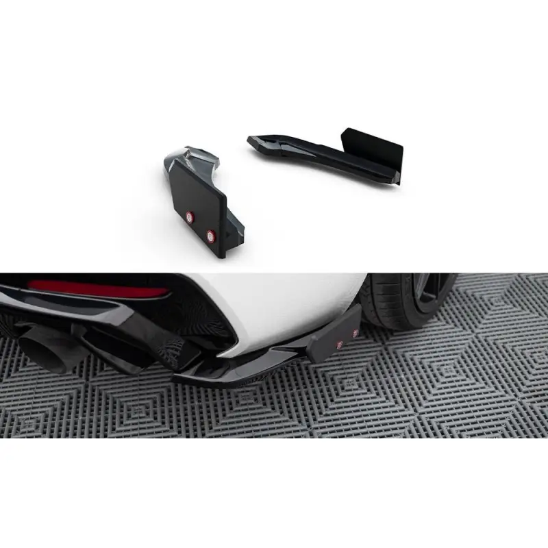 Réduction LAMES DE PARE-CHOCS ARRIÈREE LATÉRALES V.5 + AILERONS BMW 1 M-PACK / M140I F20 FACELIFT- MAXTONDESIGN - FINITION NOIR BRILLANT