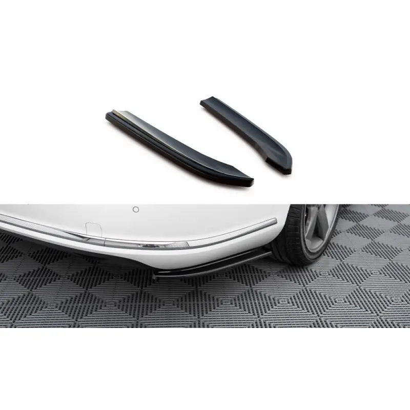 Livraison Gratuite LAMES DE PARE-CHOCS ARRIÈREE LATÉRALES VOLKSWAGEN PASSAT VARIANT B7 - MAXTONDESIGN - FINITION NOIR BRILLANT