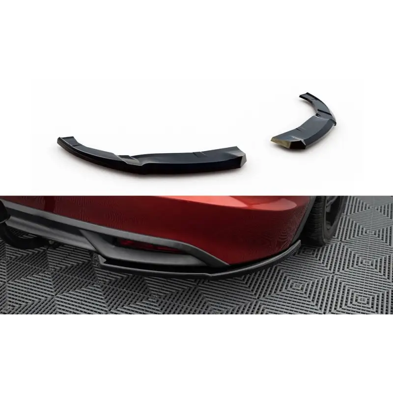 Meilleur Prix LAMES DE PARE-CHOCS ARRIÈREE LATÉRALES HONDA CIVIC HATCHBACK MK9 - MAXTONDESIGN - FINITION NOIR BRILLANT