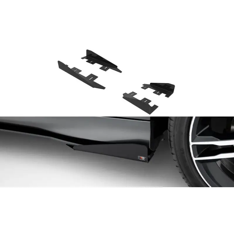 Acheter Direct SIDE FLAPS FORD FOCUS ST MK3 FACELIFT - MAXTONDESIGN - FINITION NOIR + NOIR BRILLANT