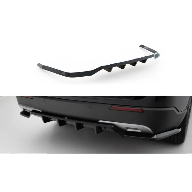 ARRIERE SPLITTER (AVEC UNE BARRE VERTICALE) FORD EXPLORER XLT MK6 - MAXTONDESIGN - FINITION NOIR BRILLANT Commander Maintenant