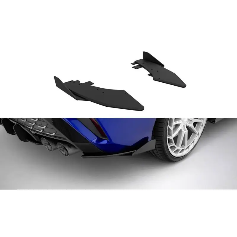 STREET PRO LAME DU PARE CHOCS ARRIERE + FLAPS AUDI S3 SEDAN 8Y FACELIFT - MAXTONDESIGN Certifié