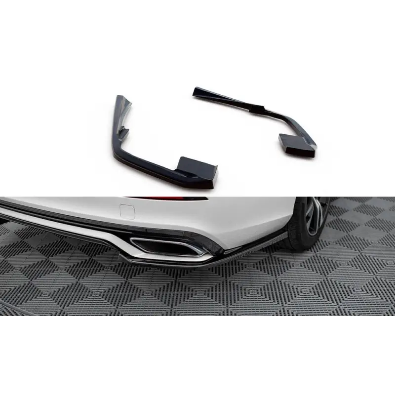 Seulement Aujourd’hui LAMES DE PARE-CHOCS ARRIÈRE LATÉRALES VOLVO S60/V60 R-DESIGN MK3 - MAXTON DESIGN - FINITION NOIR BRILLANT