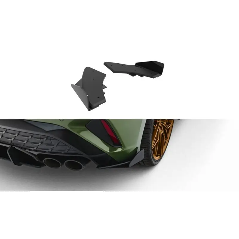 Meilleur Choix STREET PRO LAME DU PARE CHOCS ARRIERE + FLAPS AUDI S3 SPORTBACK 8Y FACELIFT - MAXTONDESIGN