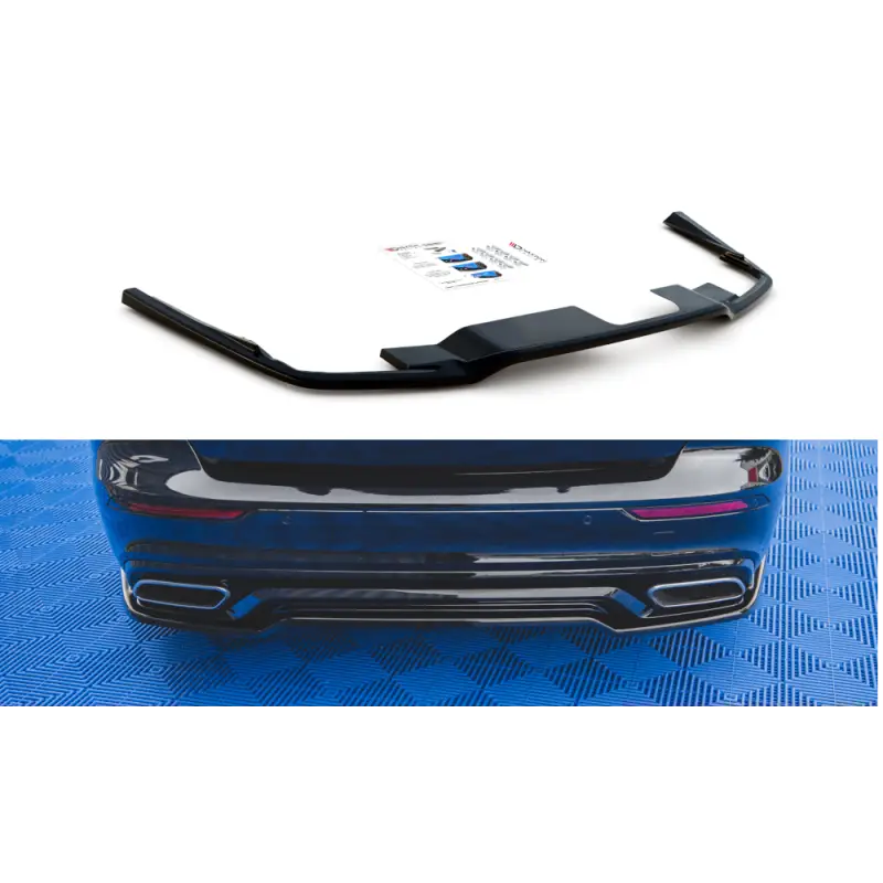 CENTRAL ARRIERE SPLITTER VOLVO S60/V60 R-DESIGN MK3 - MAXTON DESIGN - FINITION NOIR BRILLANT Marque