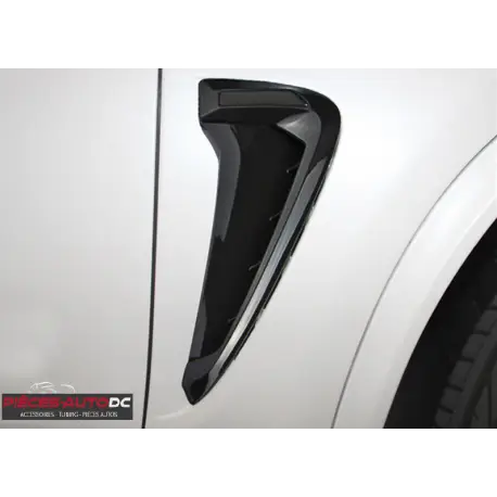 Vente Flash BOUCHE D'AIR DES AILES NOIRS BRILLANTS M-OPTIK POUR LA BMW X5 F15