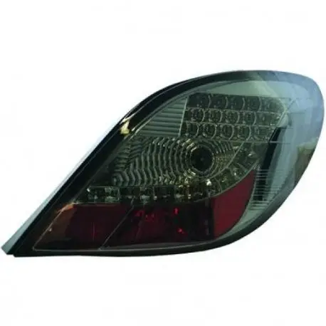 SET DE DEUX FEUX ARRIERES LED DESIGN PEUGEOT 207 (06-12) - MOD 1 - FUME - LED - 3/5 PORTES Petit Prix