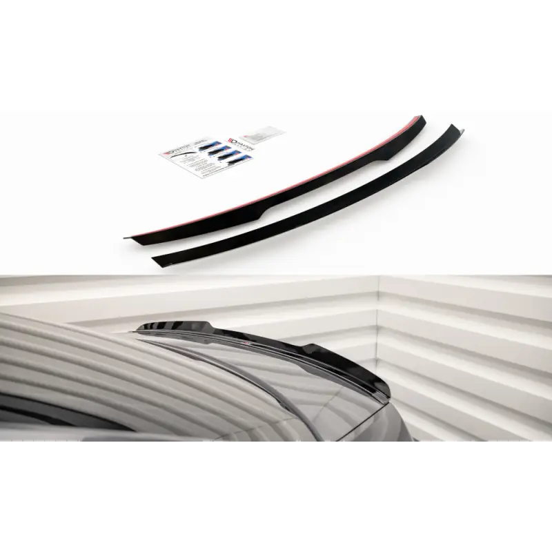 SPOILER CAP SKODA OCTAVIA MK3 FACELIFT - MAXTON DESIGN - FINITION NOIR BRILLANT Nouvel Arrivage