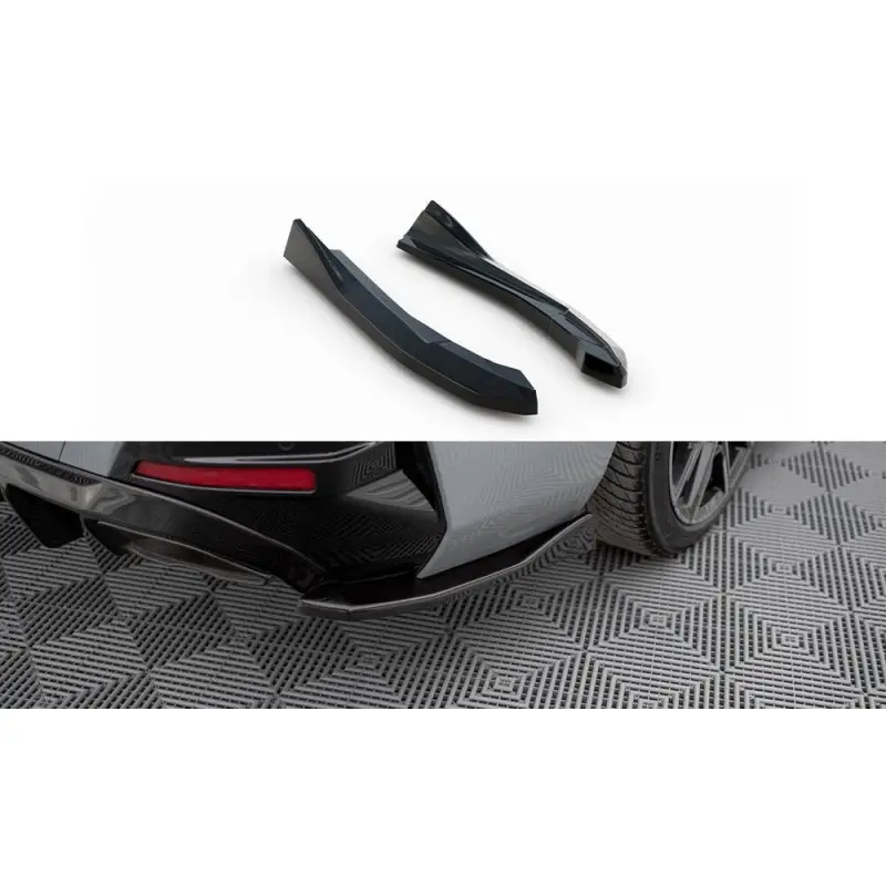 Satisfait Ou Remboursé LAMES DE PARE-CHOCS ARRIÈREE LATÉRALES V.4 BMW M440I GRAN COUPE G26 - MAXTONDESIGN - FINITION NOIR BRILLANT