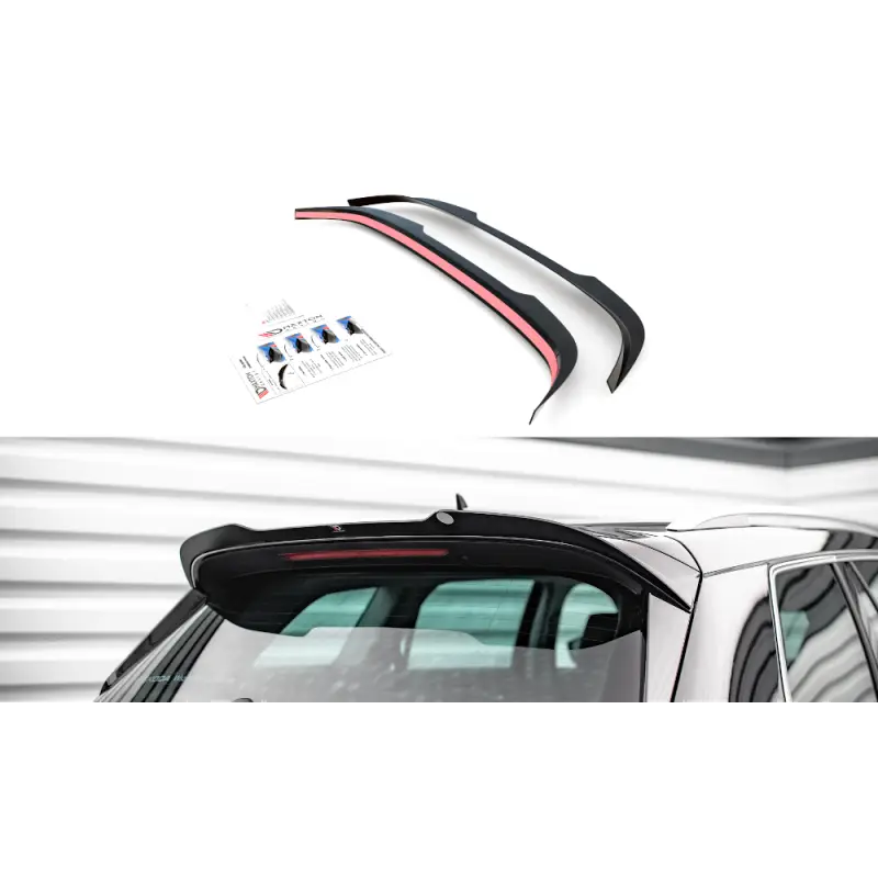 SPOILER CAP SKODA KODIAQ MK1 FACELIFT - MAXTON DESIGN - FINITION NOIR BRILLANT Meilleur Choix