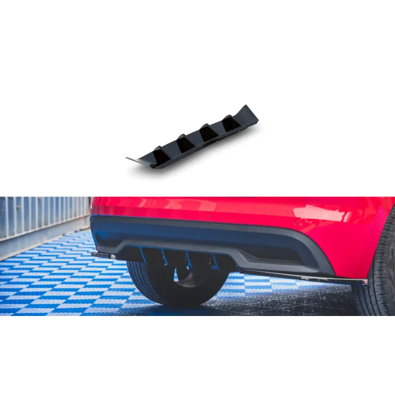 Acheter Direct DIFFUSEUR ARRIÈRE COMPLET SKODA KAMIQ - MAXTON DESIGN - FINITION NOIR BRILLANT
