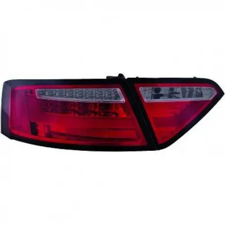 Quantité Limitée SET DE FEUX ARRIERES DESIGN AUDI A5 (07-11) AVEC FEUX LED ORIGINE - ROUGE NOIR - LED - AVEC CLIGNOTANT LED