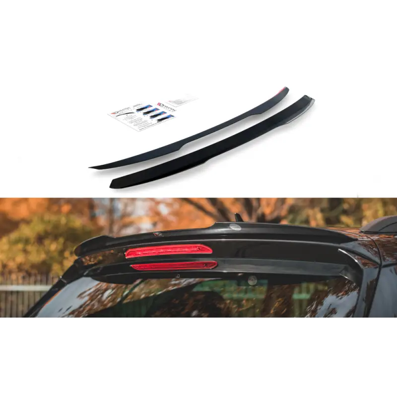 Acheter En Ligne SPOILER CAP SKODA KAROQ SPORTLINE - MAXTON DESIGN - FINITION NOIR BRILLANT