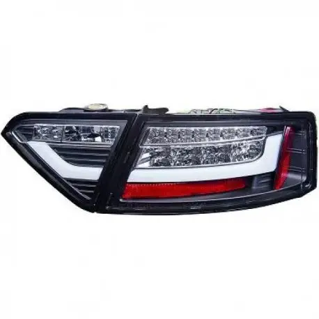 Seulement Aujourd’hui SET DE FEUX ARRIERES DESIGN AUDI A5 (07-11) AVEC FEUX LED ORIGINE - NOIR - LED - AVEC CLIGNOTANT LED