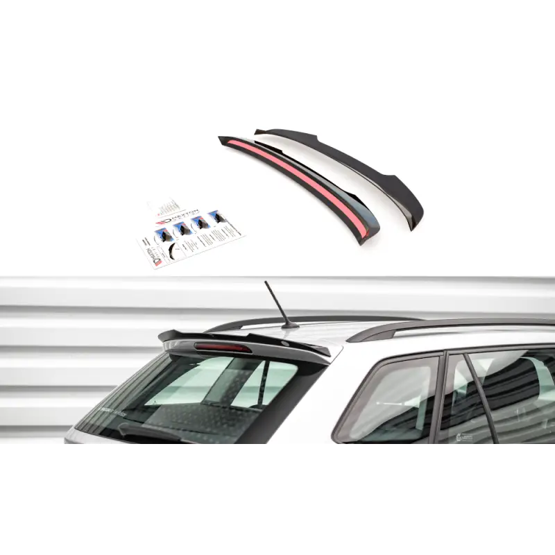 Affaire À Saisir SPOILER CAP SKODA FABIA COMBI MK3 - MAXTON DESIGN - FINITION NOIR BRILLANT