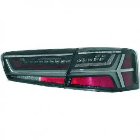 Super Prix SET DE FEUX ARRIÈRES LOOK FACELIFT DYNAMIQUE POUR AUDI A6 4G (11-14) - BERLINE - NOIR