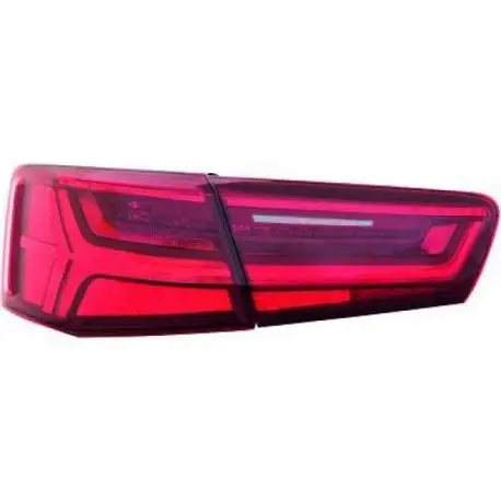 Achetez Aujourd’hui SET DE FEUX ARRIÈRES LOOK FACELIFT DYNAMIQUE POUR AUDI A6 4G (11-14) - BERLINE - ROUGE