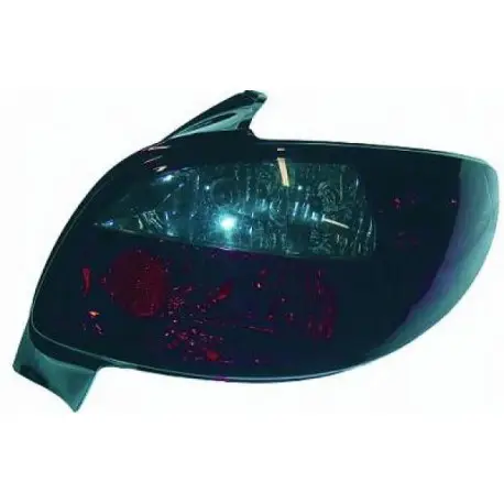 Acheter Direct SET DE DEUX FEUX ARRIERES DESIGN PEUGEOT 206 (98-05) - MOD 2 -ROUGE/GRIS - 3/5 PORTES