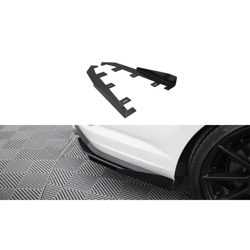 Populaire REAR SIDE FLAPS VOLKSWAGEN JETTA GLI MK7 - MAXTONDESIGN - FINITION NOIR BRILLANT