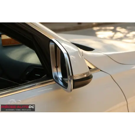 COUVERCLES DE RÉTROVISEURS EN ARGENT CHROMÉ POUR LES BMW SÉRIE 3 F30 ET F31 Meilleur Prix