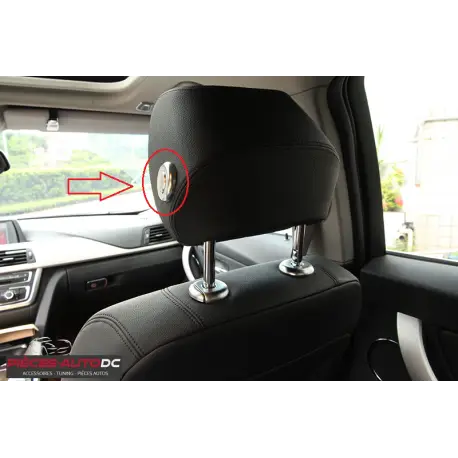 Dernier Modèle LE CADRE CHROMÉ RECOUVRE L'APPUI-TÊTE DE LA BMW 3 SÉRIE F30, F31 ET F34 GT