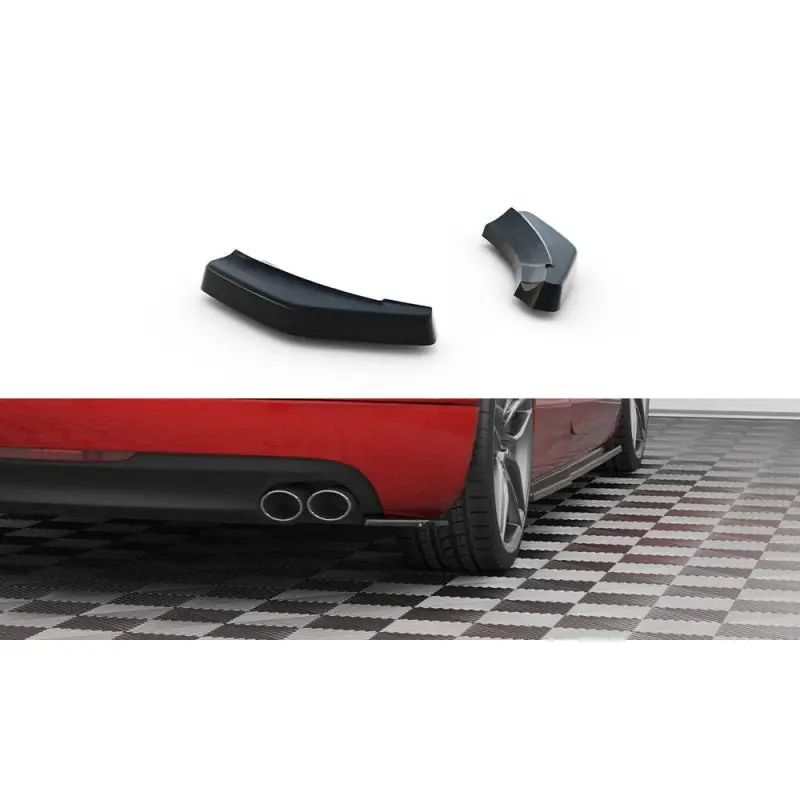 LAMES DE PARE-CHOCS ARRIERE LATÉRALES AUDI TT 3.2 V6 8J - MAXTONDESIGN - FINITION NOIR BRILLANT Paiement Sécurisé