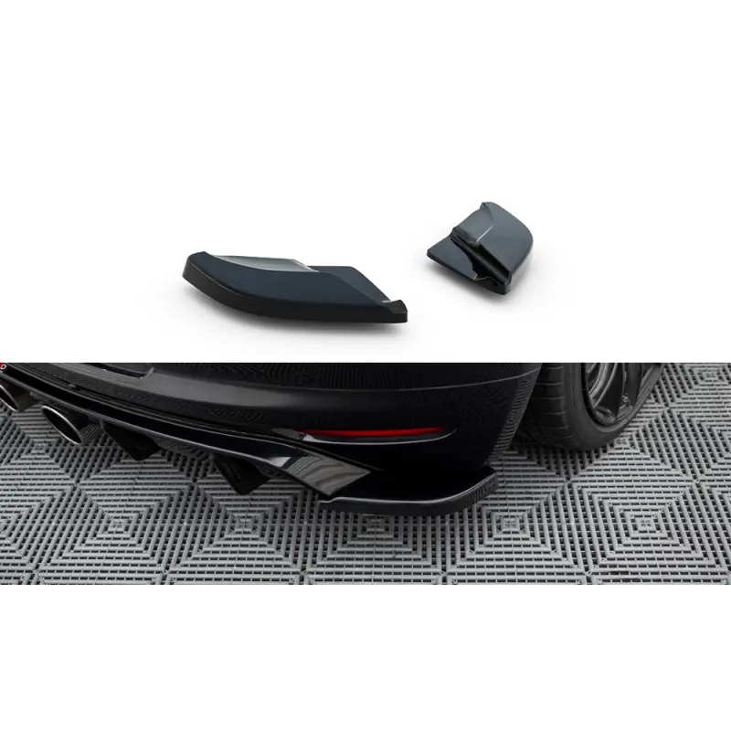 LAMES DE PARE-CHOCS ARRIERE LATÉRALES V.2 VOLKSWAGEN SCIROCCO MK3- MAXTONDESIGN - FINITION NOIR BRILLANT Meilleur Prix