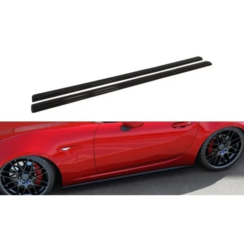 Réduction RAJOUTS DES BAS DE CAISSE POUR MAZDA MX-5 IV - MAXTON DESIGN - FINITION NOIR BRILLANT