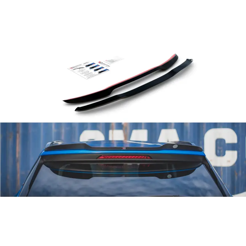SPOILER CAP PEUGEOT 2008 MK2 - MAXTON DESIGN - FINITION NOIR BRILLANT Offre Spéciale