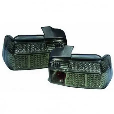 SET DE DEUX FEUX ARRIERES DESIGN BMW SERIE 3 E36 (90-99) - BERLINE - TRANSPARANT/NOIR Marque