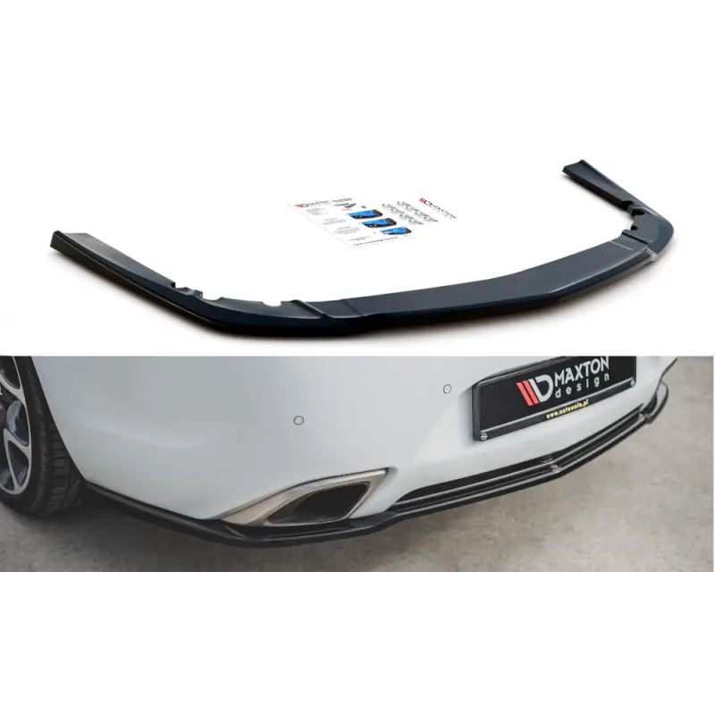 CENTRAL ARRIERE SPLITTER OPEL INSIGNIA MK. 1 OPC FACELIFT - MAXTON DESIGN - FINITION NOIR BRILLANT Nouvel Arrivage