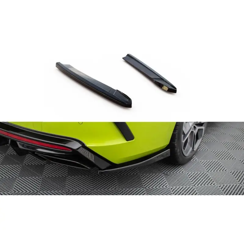 Achat Immédiat LAMES DE PARE-CHOCS ARRIERE LATÉRALES V.4 SKODA OCTAVIA RS MK4 - MAXTONDESIGN - FINITION NOIR BRILLANT