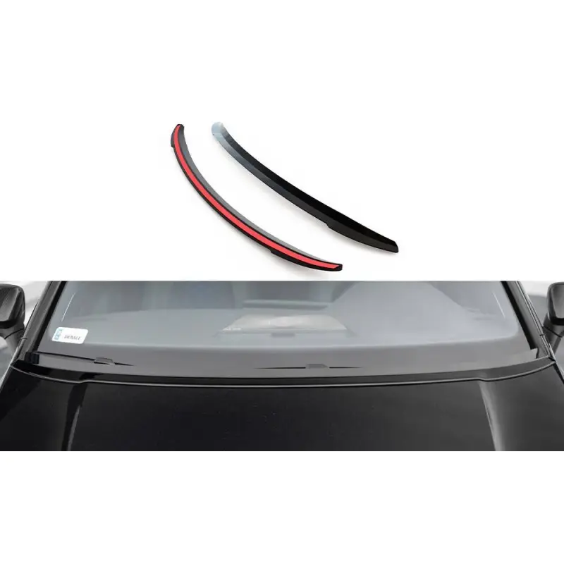 Haute Qualité CAPOT EXTENSION VOLKSWAGEN GOLF MK8 - MAXTONDESIGN - FINITION NOIR BRILLANT