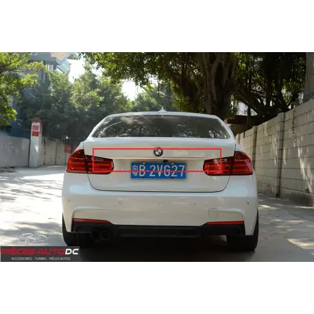 Petit Prix COUVERCLE DE HAYON EN ACIER INOXYDABLE CHROMÉ POUR LA BMW 3 SÉRIE F30