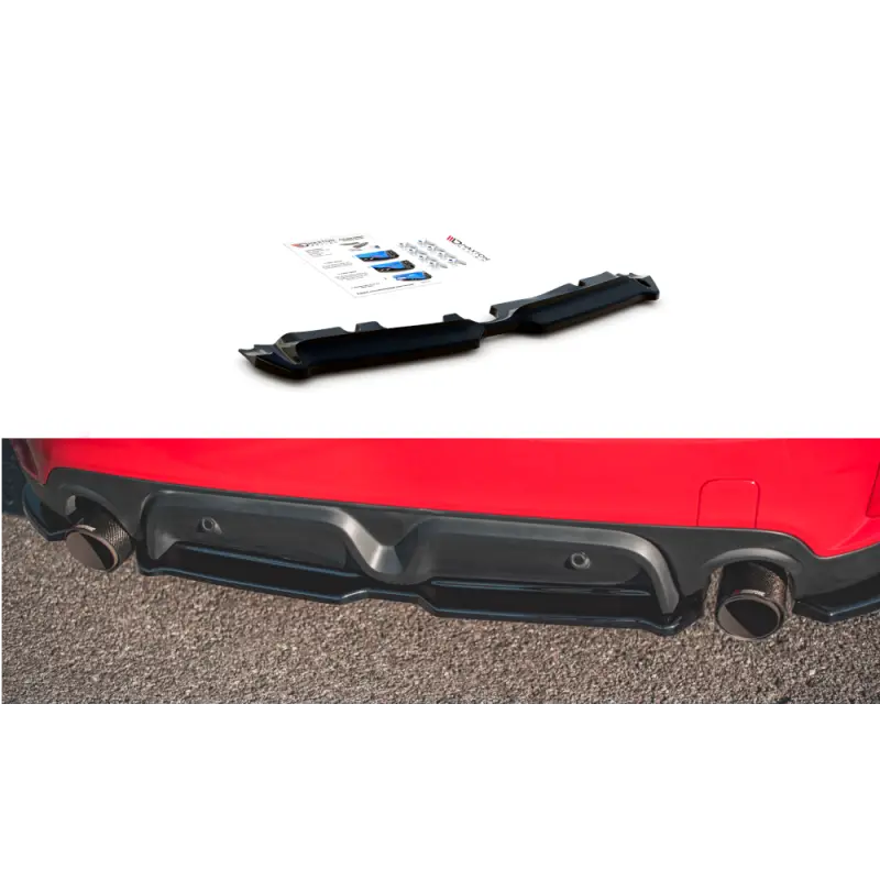 Commander Vite CENTRAL ARRIERE SPLITTER MINI COUNTRYMAN MK2 F60 JCW - MAXTON DESIGN - FINITION NOIR BRILLANT