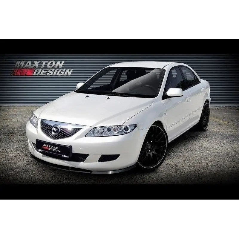 LAME DE PARE-CHOCS AVANT MAZDA 6 MK1 AVANT FACELIFT (2002-2005) - MAXTON DESIGN - FINITION NOIR BRILLANT Réduction
