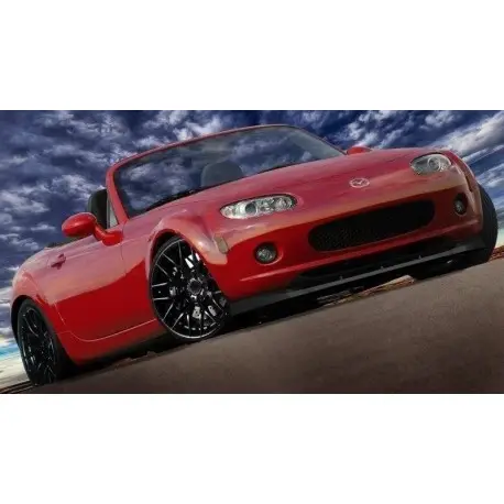 Nouveauté LAME DU PARE-CHOCS AVANT MAZDA MX5 NC AVANT FACELIFT - MAXTON DESIGN - FINITION NOIR BRILLANT