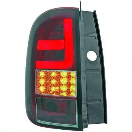Dernier Modèle SET DE DEUX FEUX ARRIERE LED DESIGN DACIA DUSTER (10-14) - ROUGE/FUME - AVEC CLIGNOTANT LED - AVEC FEUX DE JOURS