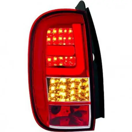 Retour Gratuit SET DE DEUX FEUX ARRIERE LED DESIGN DACIA DUSTER (10-14) - ROUGE/BLANC - AVEC CLIGNOTANT LED - AVEC FEUX DE JOURS