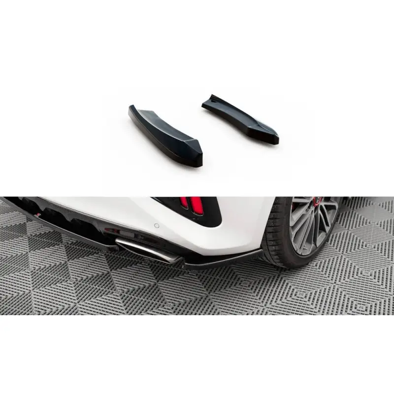 Promotion LAMES DE PARE-CHOCS ARRIERE LATÉRALES KIA CEED GT MK3- MAXTONDESIGN - FINITION NOIR BRILLANT