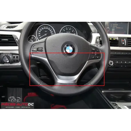 Retour Gratuit ENJOLIVEUR DE VOLANT CHROMÉ POUR BMW 3 SÉRIES F30, F31 ET F34