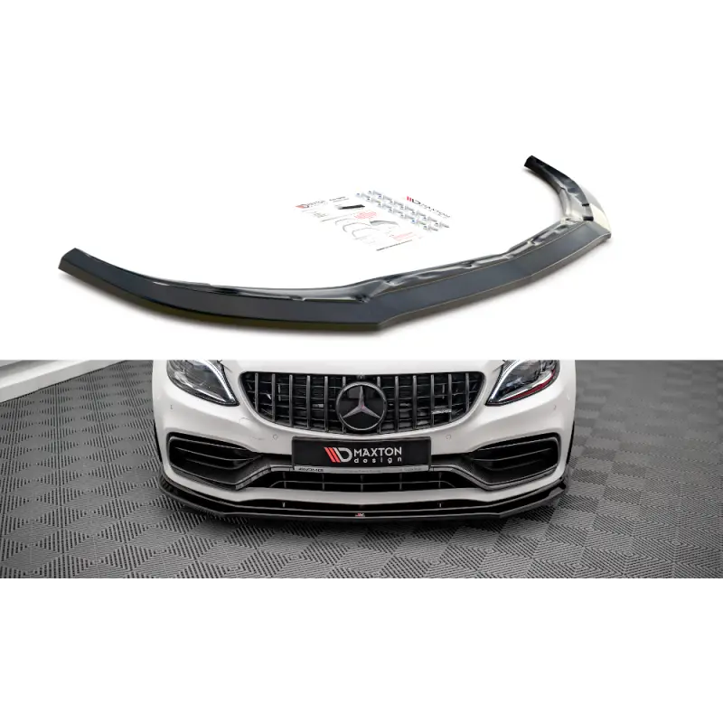 Commander Vite LAME DU PARE-CHOCS AVANT V.3 MERCEDES-AMG C63 COUPE C205 FACELIFT - MAXTON DESIGN - FINITION NOIR BRILLANT