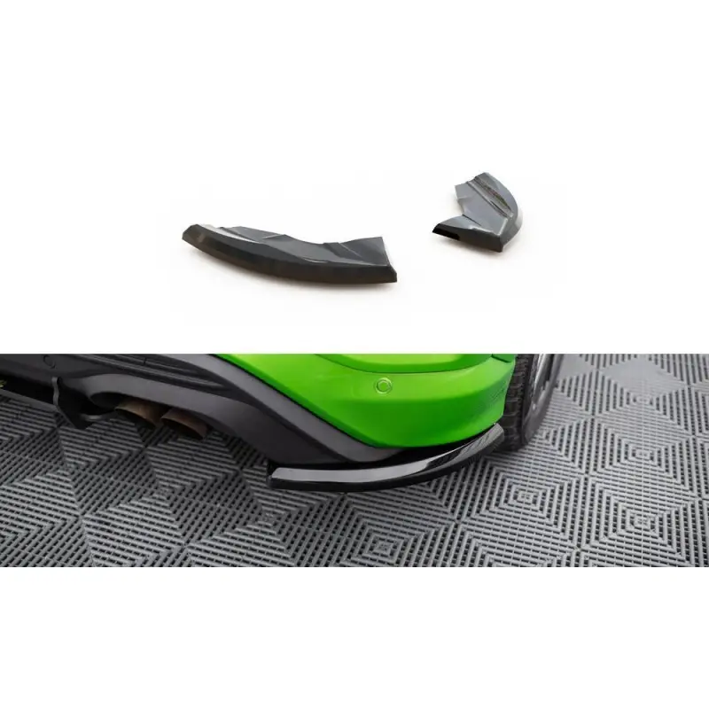 LAMES DE PARE-CHOCS ARRIERE LATÉRALES FORD PUMA ST MK1 - MAXTONDESIGN - FINITION NOIR BRILLANT Paiement Sécurisé