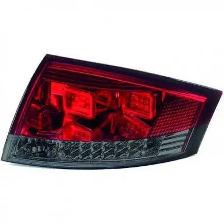 Promotion Saisonnière SET DE DEUX FEUX ARRIERES LED LOOK NEW TT POUR AUDI TT 8N (98-05) - ROUGE FONCE