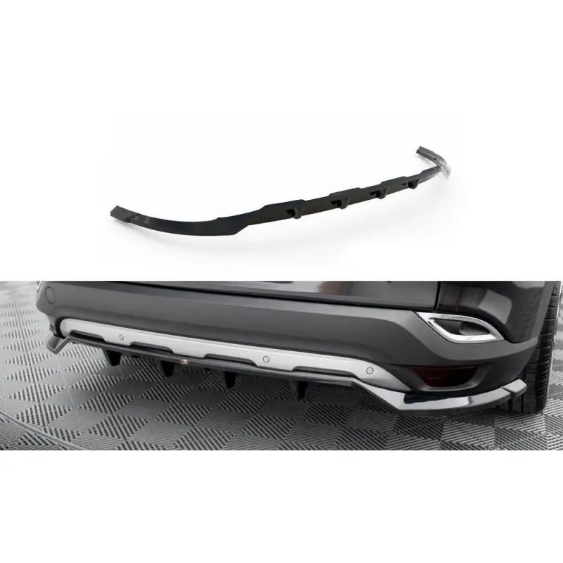 ARRIERE SPLITTER (AVEC UNE BARRE VERTICALE) RENAULT ESPACE MK5 FACELIFT - MAXTONDESIGN - FINITION NOIR BRILLANT Acheter En Ligne