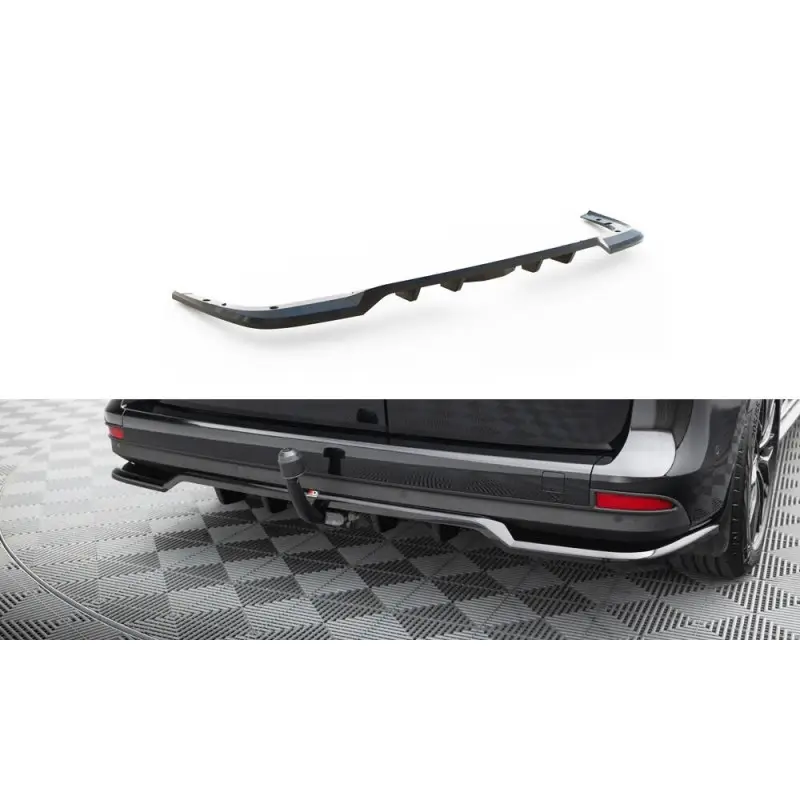 Paiement Sécurisé ARRIERE SPLITTER (AVEC UNE BARRE VERTICALE) MERCEDES-BENZ T W420 - MAXTONDESIGN - FINITION NOIR BRILLANT