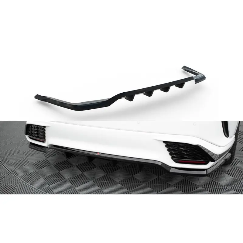 Prix Choc ARRIERE SPLITTER (AVEC UNE BARRE VERTICALE) LEXUS RX F-SPORT MK5 - MAXTONDESIGN - FINITION NOIR BRILLANT