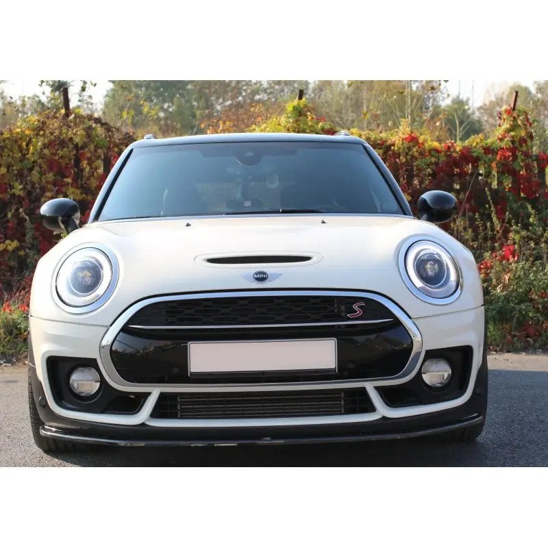 LAME DU PARE-CHOCS AVANT - SPLITTER V.1 MINI CLUBMAN S MK2 (F54) JCW - MAXTON DESIGN - FINITION NOIR BRILLANT Nouvel Arrivage